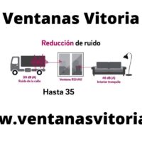 Nosotros Reducir el ruido con la ventanas Vitoria